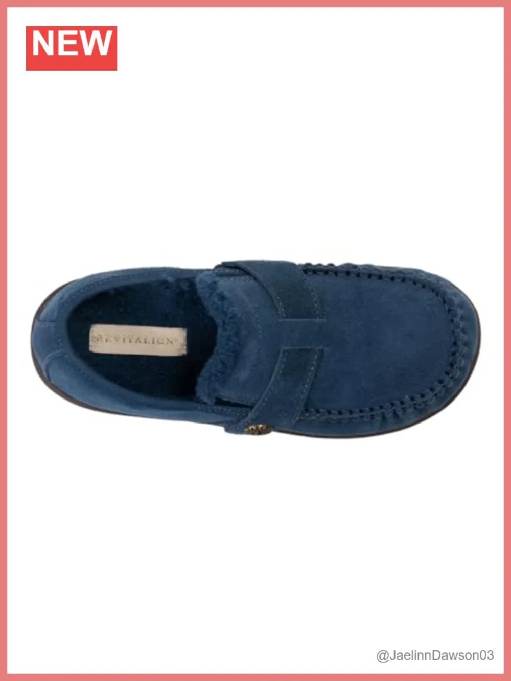 Suede Mocc-On with Faux Fur Lining, Orthotic Footbed, Wedge Heel